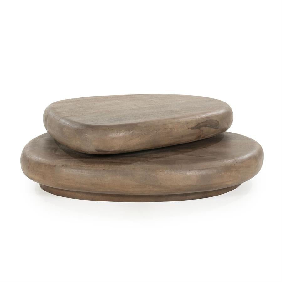 Salontafel draaibaar Kabo By-Boo - Mangohout bruin