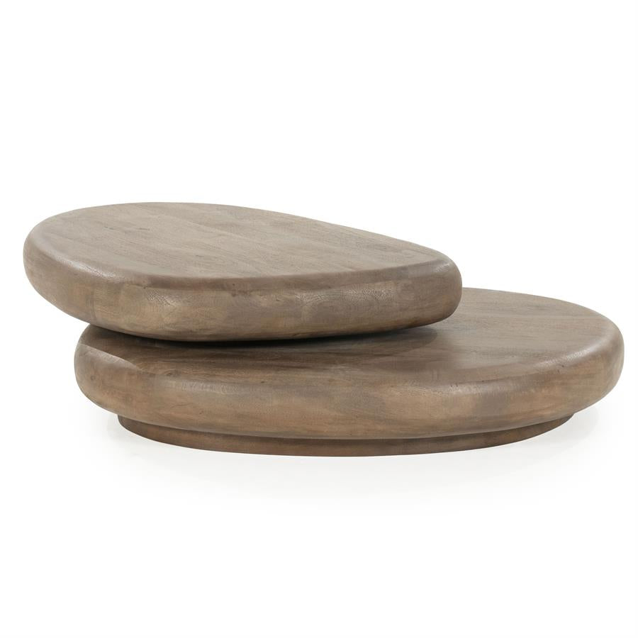 Salontafel draaibaar Kabo By-Boo - Mangohout bruin