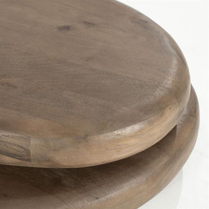 Salontafel draaibaar Kabo By-Boo - Mangohout bruin