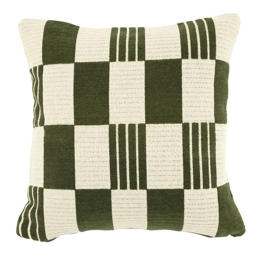 Sierkussen Twist By-Boo Groen - 45x45 cm