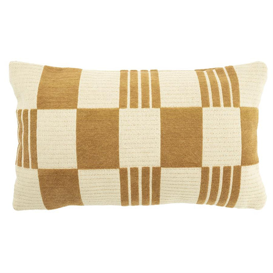 Sierkussen Twist By-Boo Mosterd - 35x55 cm