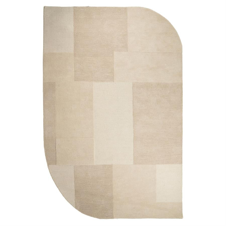 Vloerkleed Contour By-Boo 290x190 - Beige