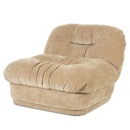 Retro fauteuil Nook By-Boo  - Beige stof
