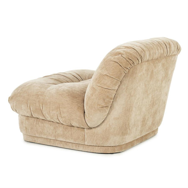 Retro fauteuil Nook By-Boo  - Beige stof