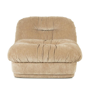 Retro fauteuil Nook By-Boo  - Beige stof