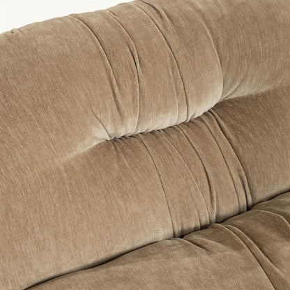 Retro fauteuil Nook By-Boo  - Beige stof