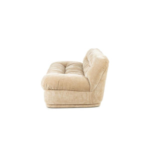 Retro 3 zits bank Sofa Nook By-Boo  - Beige stof (218 cm breed)