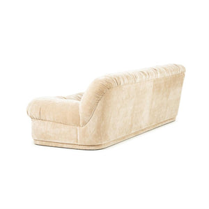 Retro 3 zits bank Sofa Nook By-Boo  - Beige stof (218 cm breed)