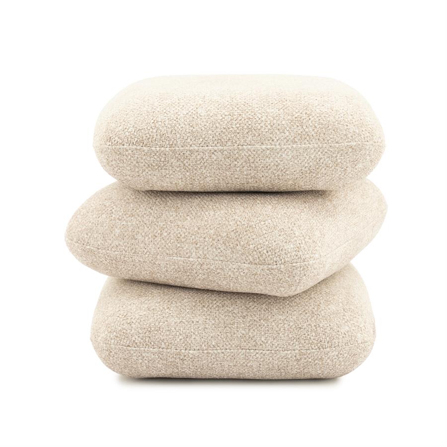 Poef Pillowscape By-Boo  - Beige stof
