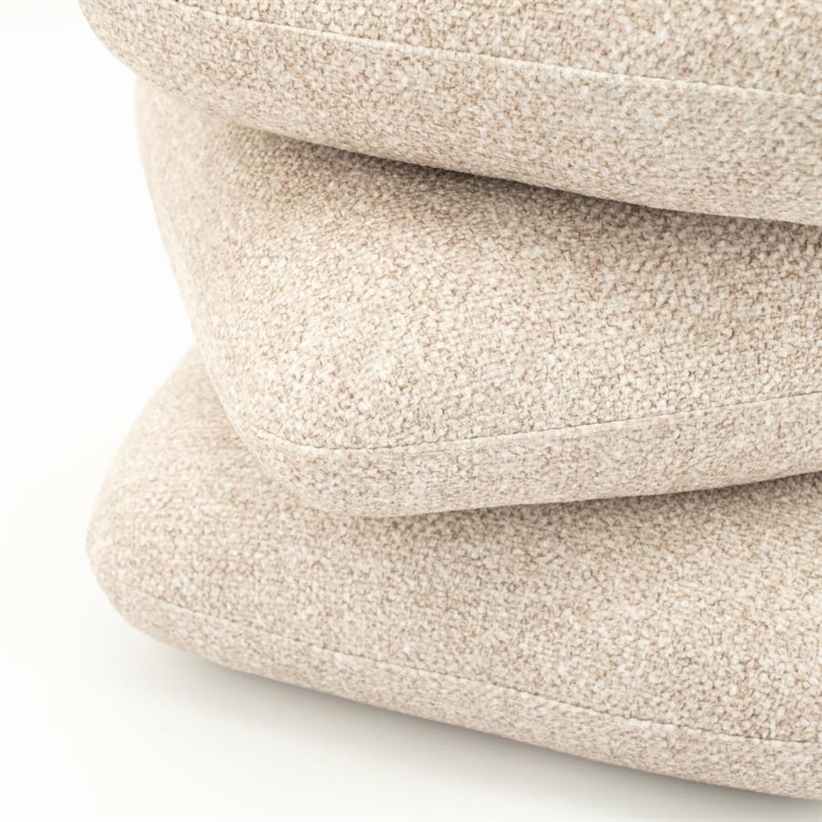 Poef Pillowscape By-Boo  - Beige stof