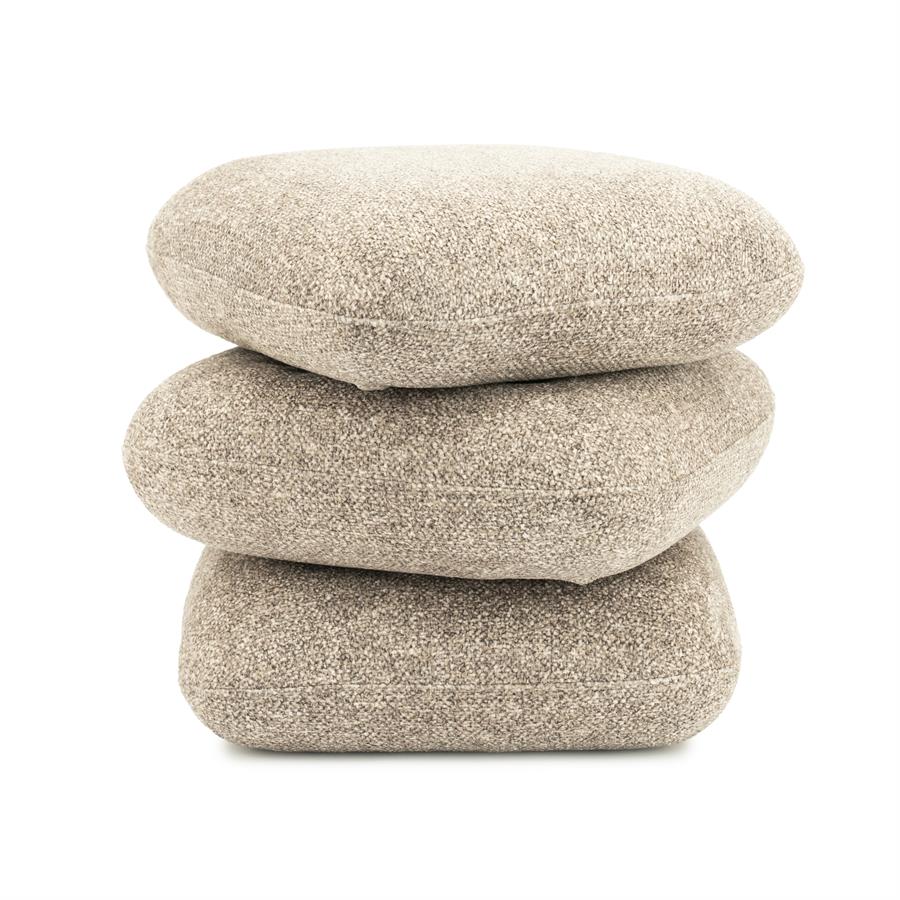 Poef Pillowscape By-Boo  - Taupe stof