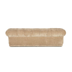 Retro eetkamer bank Nook By-Boo  - Beige stof (160 cm breed)