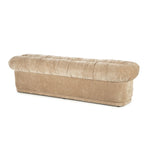 Retro eetkamer bank Nook By-Boo  - Beige stof (160 cm breed)
