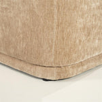 Retro eetkamer bank Nook By-Boo  - Beige stof (160 cm breed)