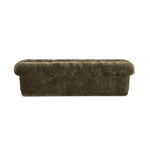 Retro eetkamer bank Nook By-Boo  - Groene stof (160 cm breed)