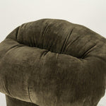 Retro poef/stoel Nook By-Boo  - Groene stof