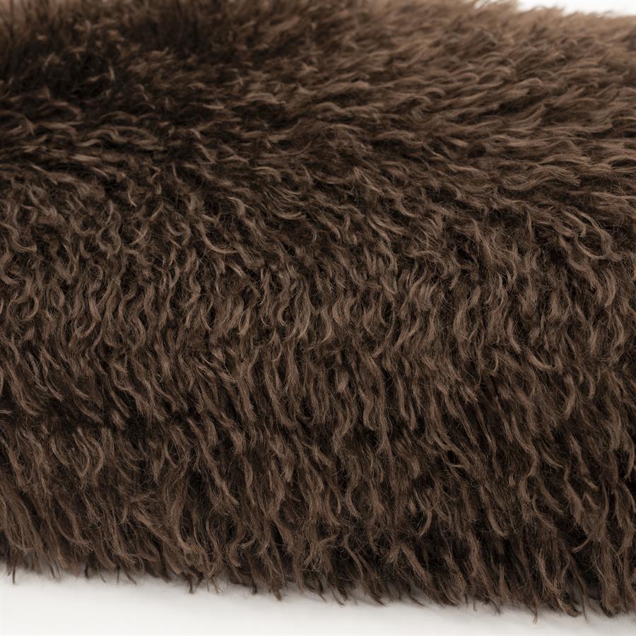 Sierkussen Doodly By-Boo donker bruin - 50x50 cm