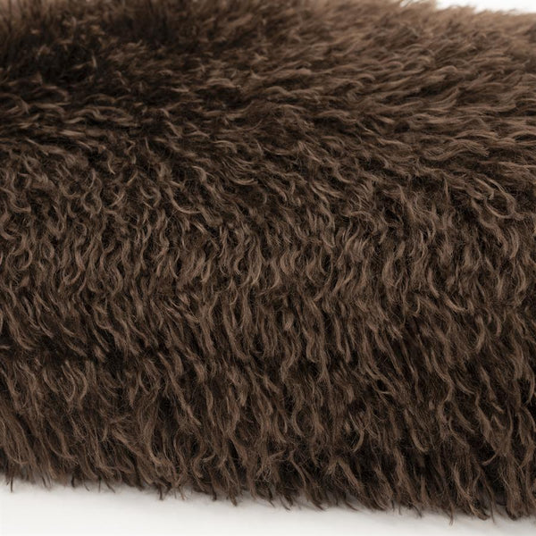 Sierkussen Doodly By-Boo donker bruin - 50x50 cm