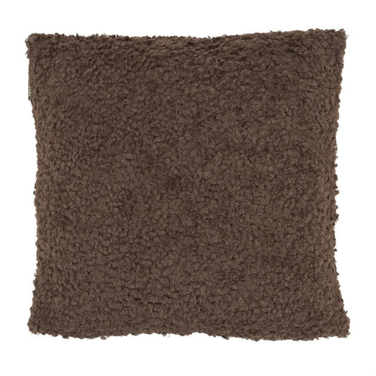 Sierkussen Teddy By-Boo donker bruin - 45x45 cm