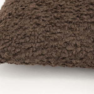 Sierkussen Teddy By-Boo donker bruin - 45x45 cm