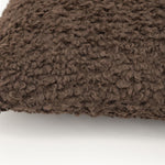 Sierkussen Teddy By-Boo donker bruin - 45x45 cm