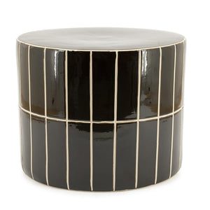 bijzettafel/poef  TileTastic 1 By-Boo - Aardewerk bruine kleur