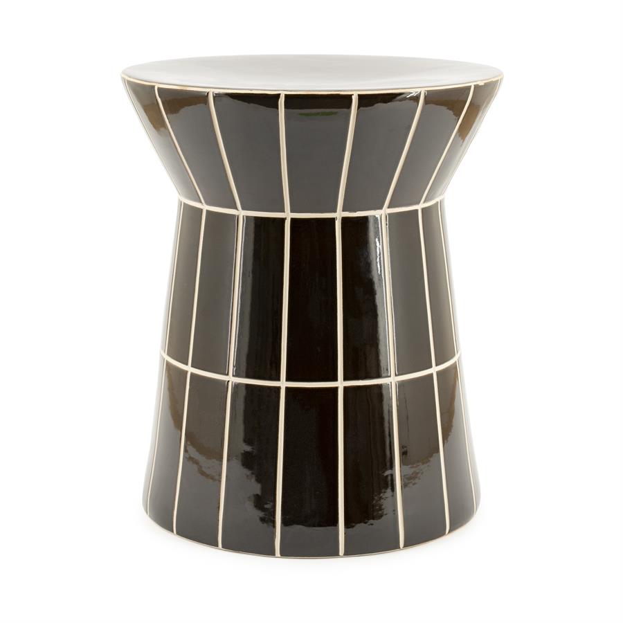 bijzettafel TileTastic 2 By-Boo - Aardewerk bruine kleur