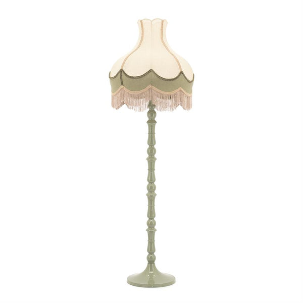 Retro vloerlamp Fringaloo By-Boo - Groen