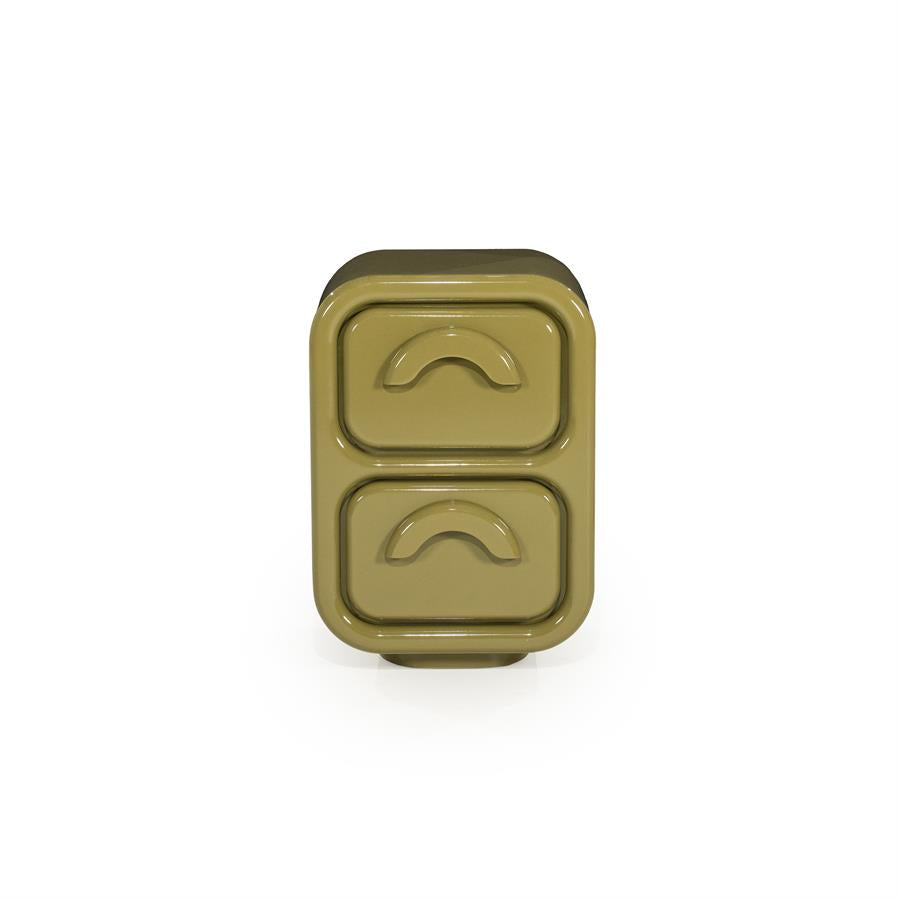 Ladenkast Gubby By-Boo small 2 laden - Groen hoogglans
