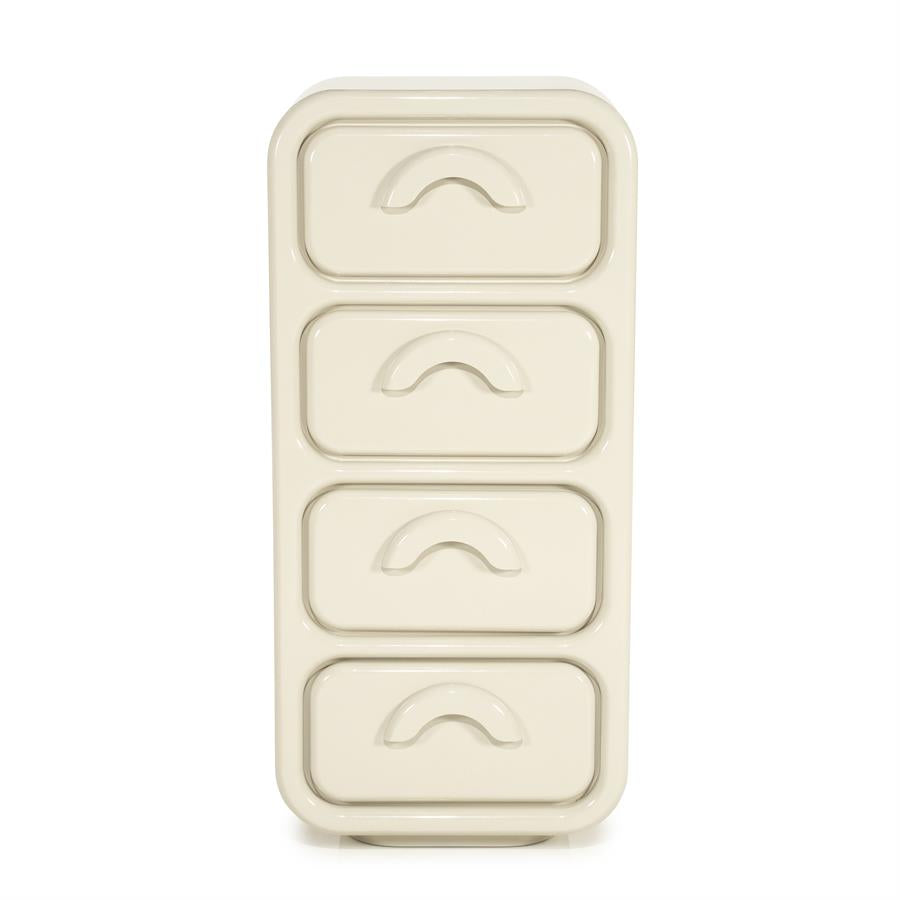 Ladenkast Gubby By-Boo large 4 laden - Beige hoogglans