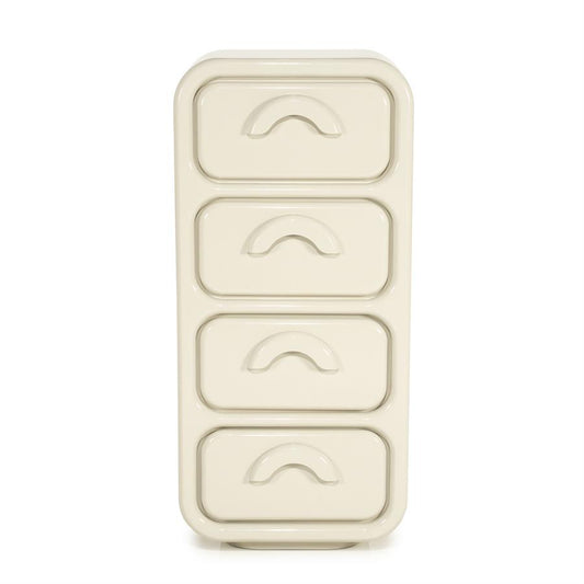 Ladenkast Gubby By-Boo large 4 laden - Beige hoogglans
