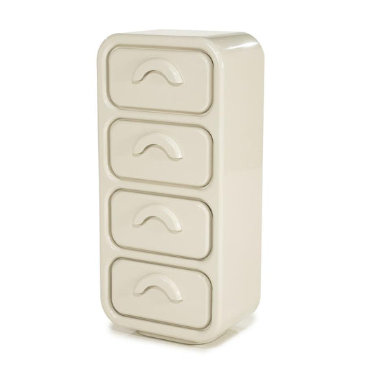 Ladenkast Gubby By-Boo large 4 laden - Beige hoogglans