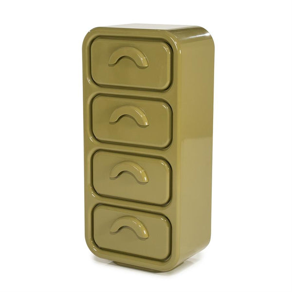 Ladenkast Gubby By-Boo large 4 laden - Groen hoogglans