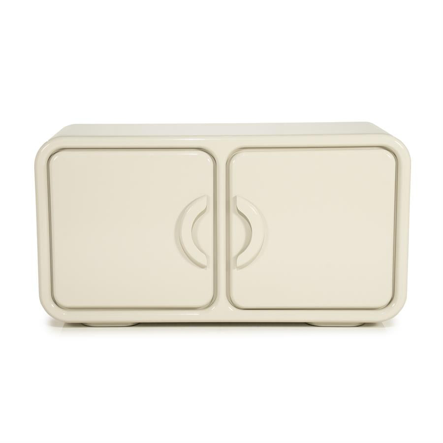 Dressoir/Tv kast Gubby By-Boo 2 deuren- Beige hoogglans (120 cm), foto 3