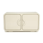 Dressoir/Tv kast Gubby By-Boo 2 deuren- Beige hoogglans (120 cm)