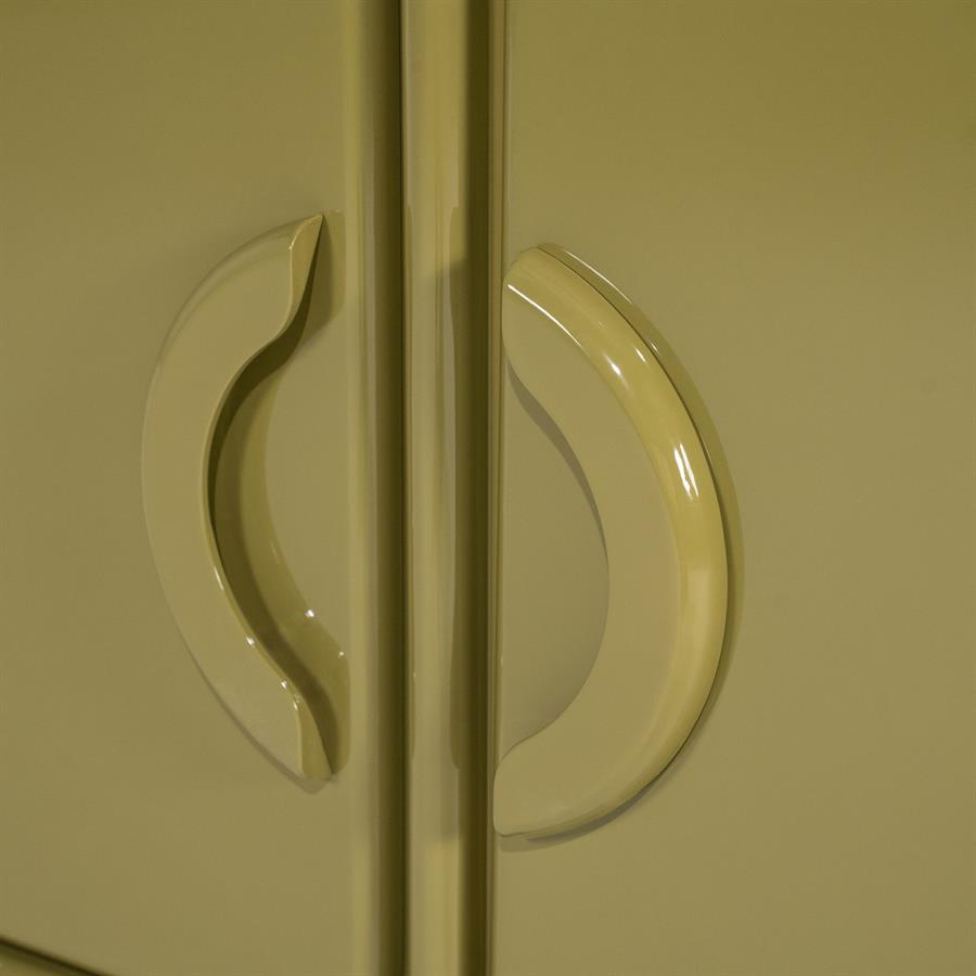 Dressoir/Tv kast Gubby By-Boo 2 deuren- Groen hoogglans (120 cm)