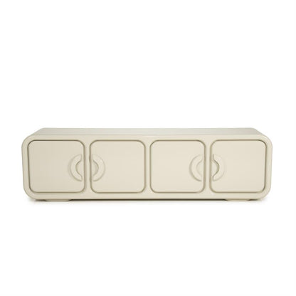 Tv kast Gubby By-Boo 4 deuren- Beige hoogglans (176 cm)