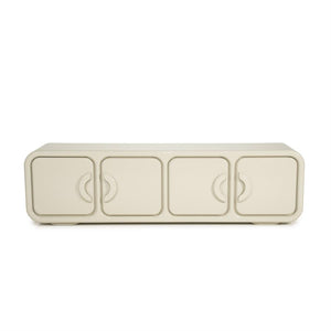 Tv kast Gubby By-Boo 4 deuren- Beige hoogglans (176 cm)