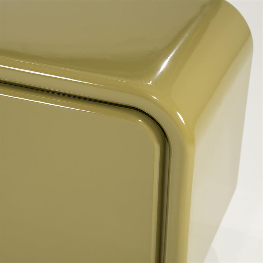 Tv kast Gubby By-Boo 4 deuren- Groen hoogglans (176 cm)