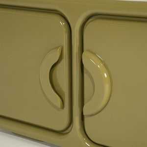 Tv kast Gubby By-Boo 4 deuren- Groen hoogglans (176 cm)