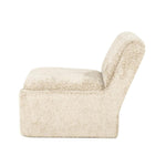 Lounge fauteuil Omla By-Boo - Taupe fluff stof