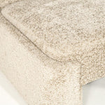 Lounge fauteuil Omla By-Boo - Taupe fluff stof