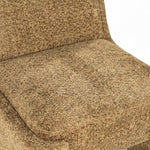Lounge fauteuil Omla By-Boo - Mosterd fluff stof