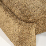 Lounge fauteuil Omla By-Boo - Mosterd fluff stof