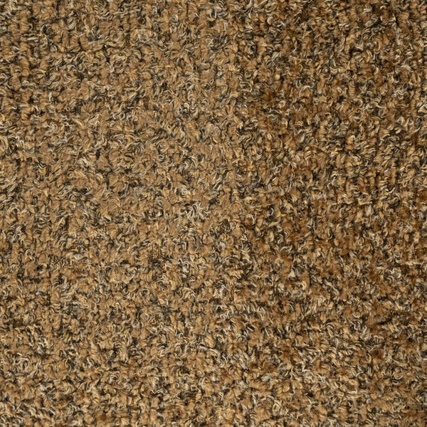 Lounge fauteuil Omla By-Boo - Mosterd fluff stof