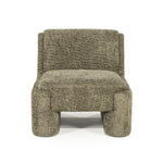 Lounge fauteuil Omla By-Boo - Groene fluff stof