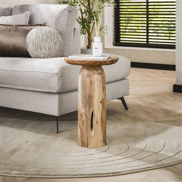 Bijzettafel river maat XL solid / Massief acacia naturel