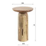 Bijzettafel river maat XL solid / Massief acacia naturel