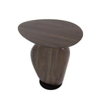 Bijzettafel art solid / Massief acacia glaze brown
