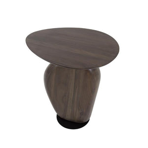 Bijzettafel art solid / Massief acacia glaze brown